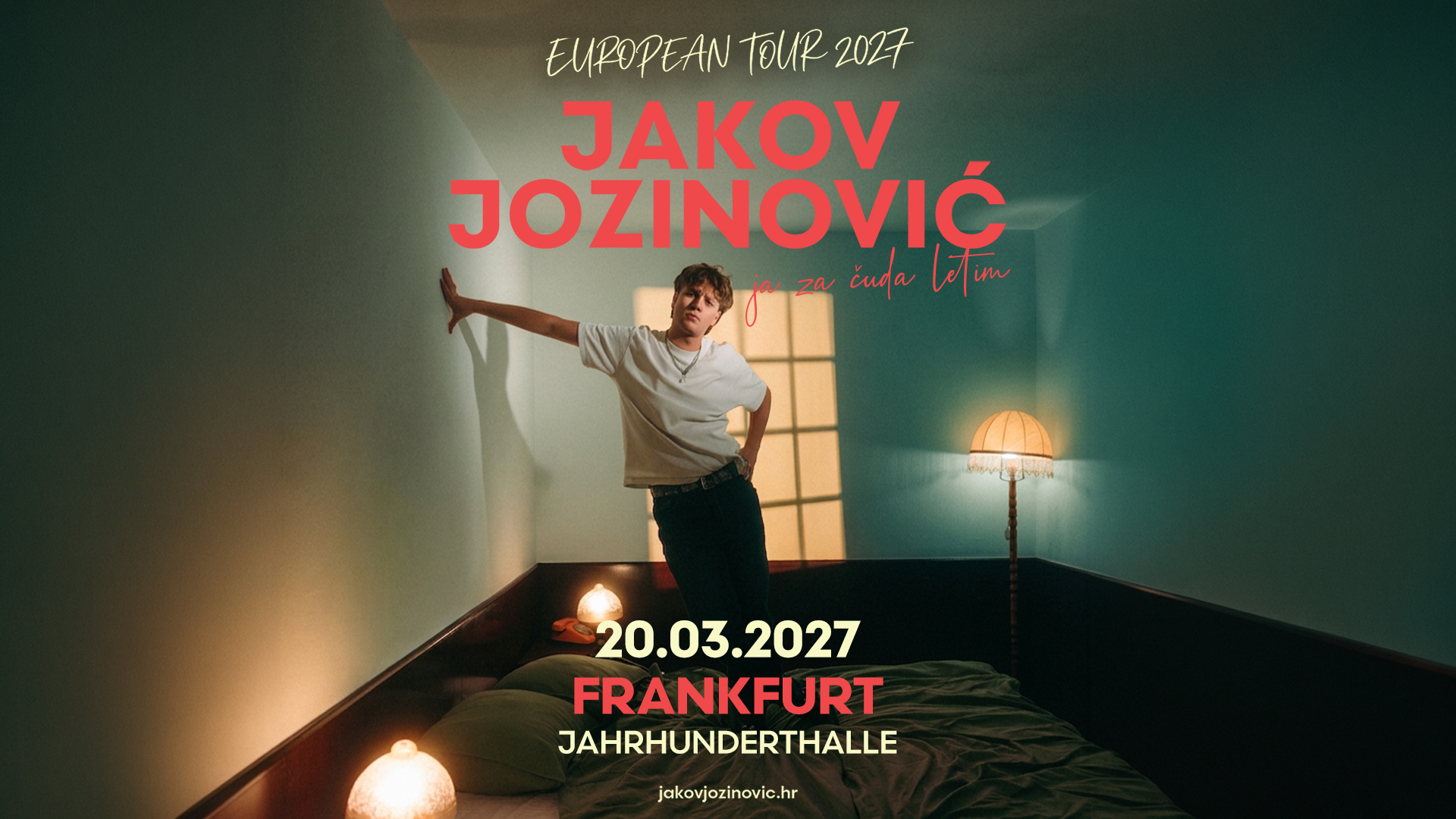 Jakov Jozinović – Frankfurt 20.03.2027, horizontalni poster